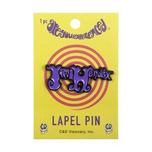 Jimi Hendrix Enamel Pin - 60s Psychedelic Blues Rock Music Band Apparel Gift NWT